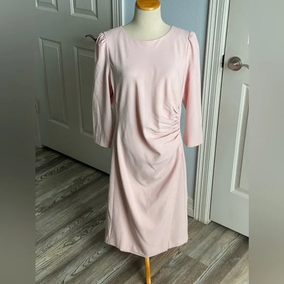 Anne Klein Ruched Side Sheath Dress - Picture 3 of 5